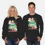 Making Cute Spirits Bright-Unisex-Crew Neck-Sweatshirt-NemiMakeit