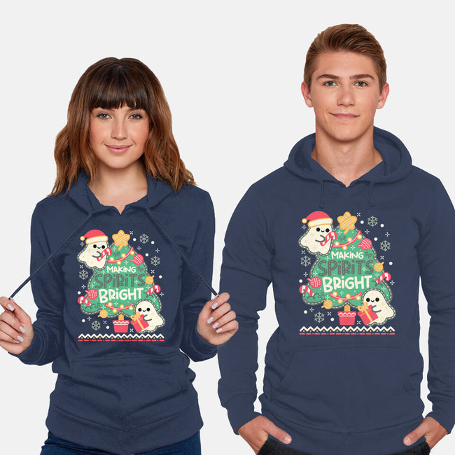 Making Cute Spirits Bright-Unisex-Pullover-Sweatshirt-NemiMakeit