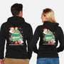 Making Cute Spirits Bright-Unisex-Zip-Up-Sweatshirt-NemiMakeit