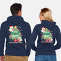 Making Cute Spirits Bright-Unisex-Zip-Up-Sweatshirt-NemiMakeit