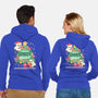 Making Cute Spirits Bright-Unisex-Zip-Up-Sweatshirt-NemiMakeit