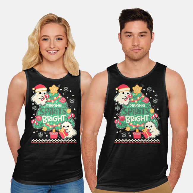 Making Cute Spirits Bright-Unisex-Basic-Tank-NemiMakeit