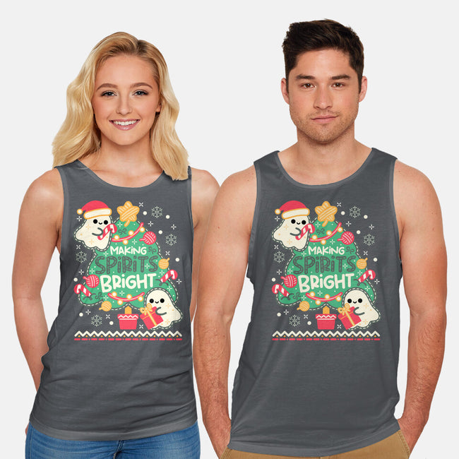 Making Cute Spirits Bright-Unisex-Basic-Tank-NemiMakeit