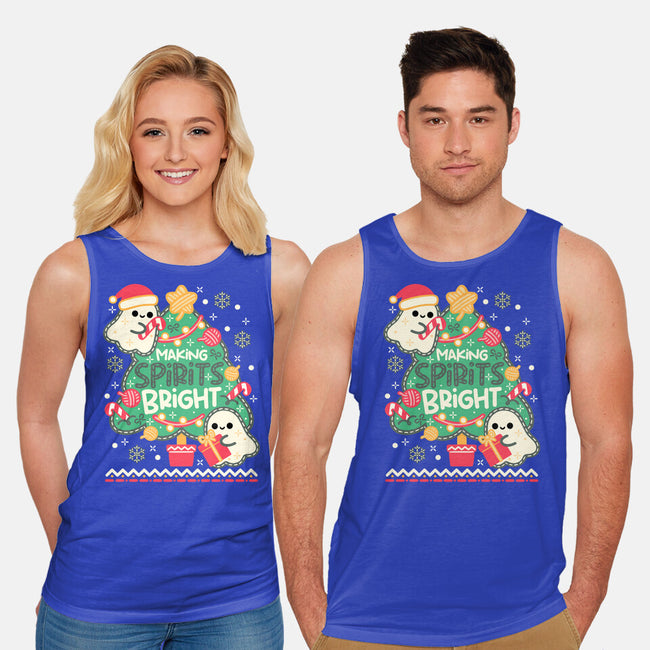 Making Cute Spirits Bright-Unisex-Basic-Tank-NemiMakeit