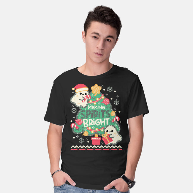 Making Cute Spirits Bright-Mens-Basic-Tee-NemiMakeit