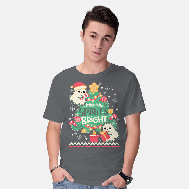 Making Cute Spirits Bright-Mens-Basic-Tee-NemiMakeit