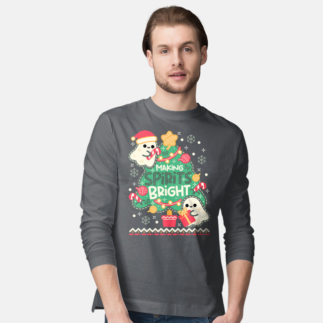 Making Cute Spirits Bright-Mens-Long Sleeved-Tee-NemiMakeit