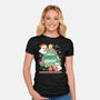 Making Cute Spirits Bright-Womens-Fitted-Tee-NemiMakeit