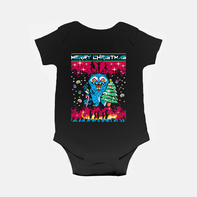 KPop Christmas-Baby-Basic-Onesie-rocketman_art