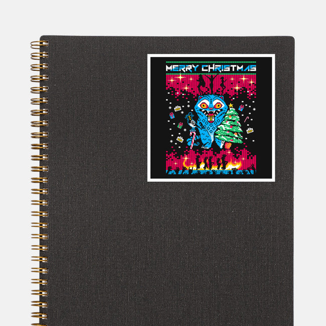 KPop Christmas-None-Glossy-Sticker-rocketman_art