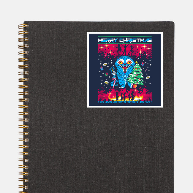 KPop Christmas-None-Glossy-Sticker-rocketman_art