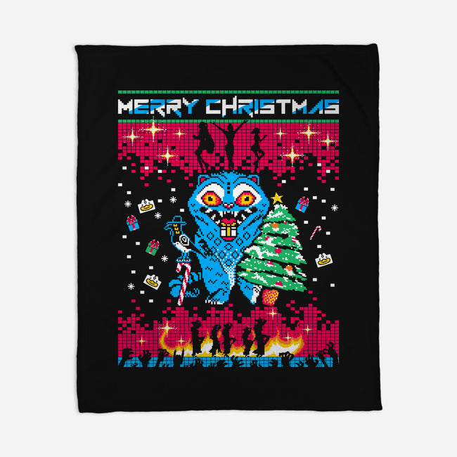 KPop Christmas-None-Fleece-Blanket-rocketman_art