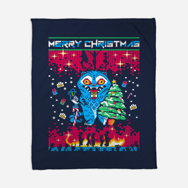 KPop Christmas-None-Fleece-Blanket-rocketman_art