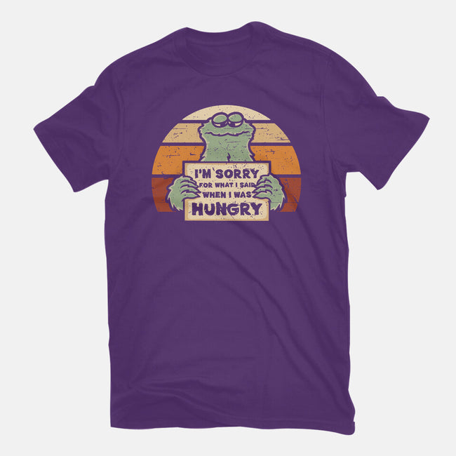 Hangry Monster-Womens-Basic-Tee-retrodivision