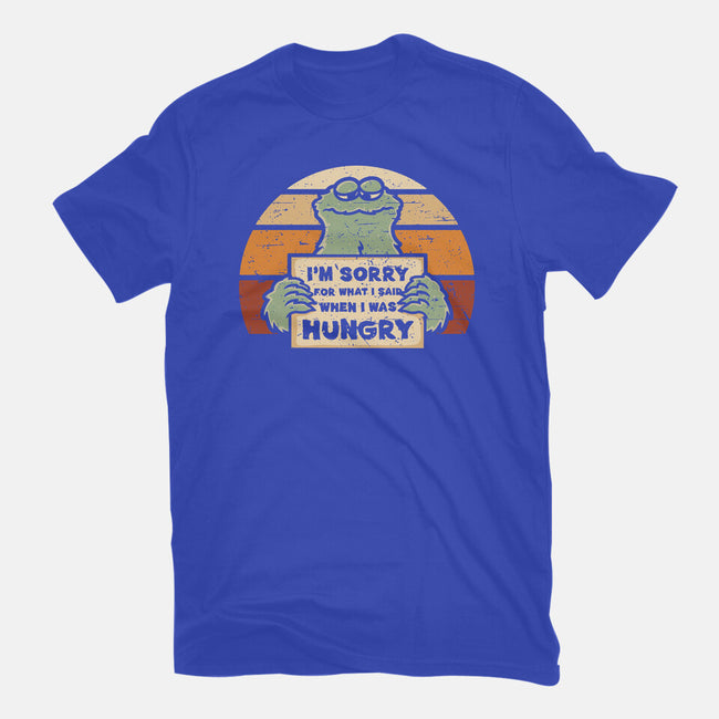 Hangry Monster-Womens-Fitted-Tee-retrodivision