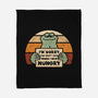 Hangry Monster-None-Fleece-Blanket-retrodivision