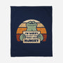 Hangry Monster-None-Fleece-Blanket-retrodivision