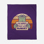 Hangry Monster-None-Fleece-Blanket-retrodivision