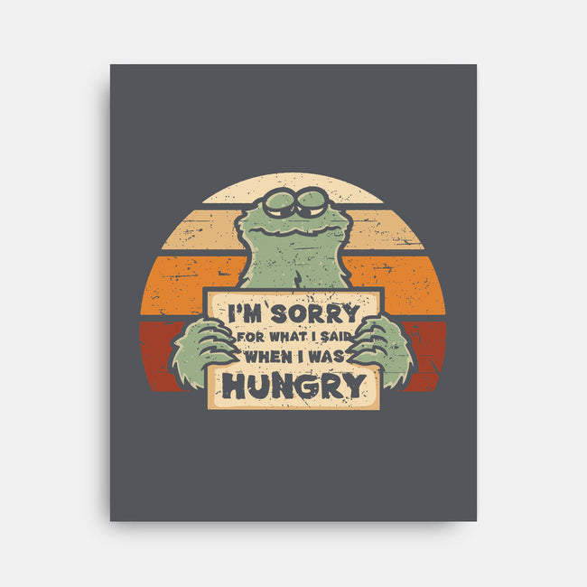 Hangry Monster-None-Stretched-Canvas-retrodivision