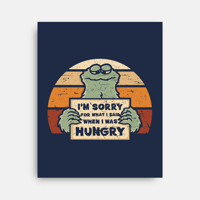 Hangry Monster-None-Stretched-Canvas-retrodivision
