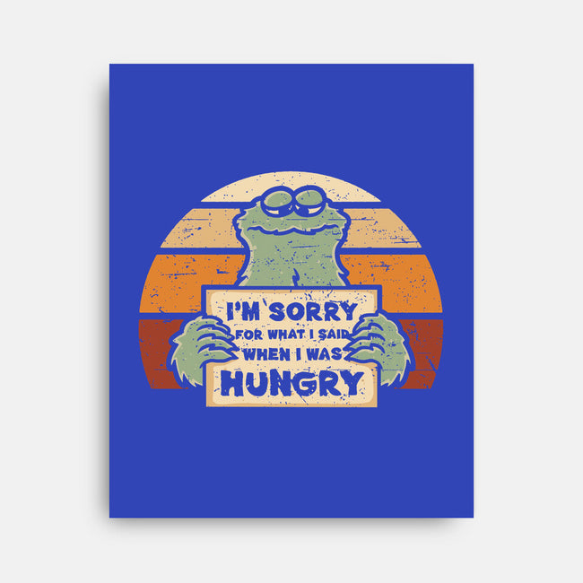 Hangry Monster-None-Stretched-Canvas-retrodivision
