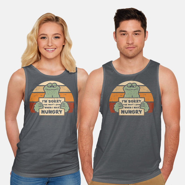 Hangry Monster-Unisex-Basic-Tank-retrodivision