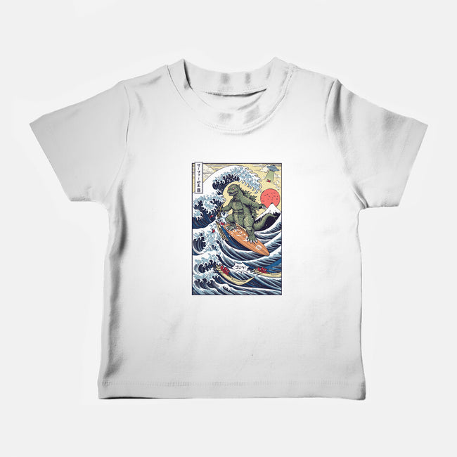 King Of Surfers-Baby-Basic-Tee-Arinesart