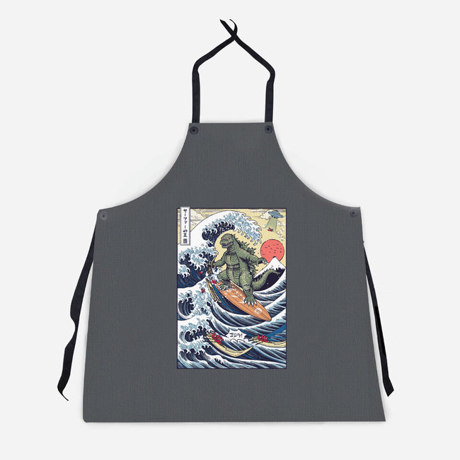 King Of Surfers-Unisex-Kitchen-Apron-Arinesart