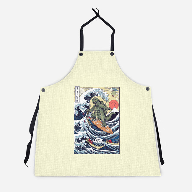 King Of Surfers-Unisex-Kitchen-Apron-Arinesart