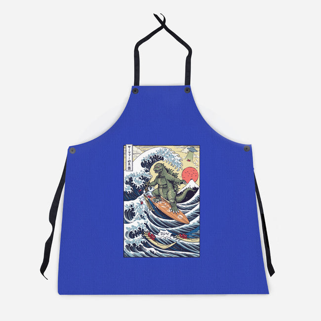 King Of Surfers-Unisex-Kitchen-Apron-Arinesart
