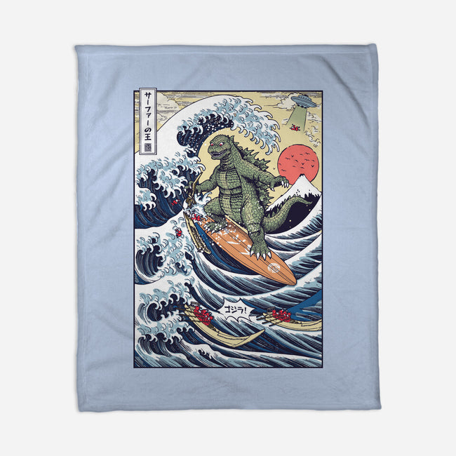 King Of Surfers-None-Fleece-Blanket-Arinesart