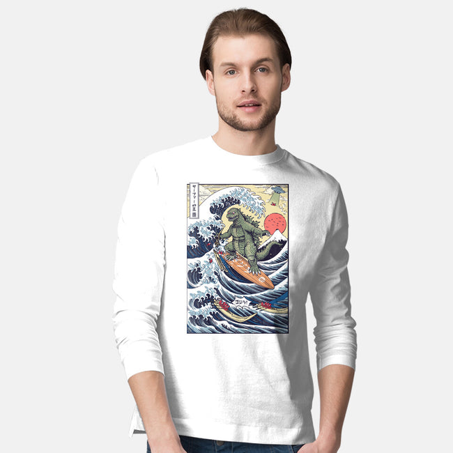 King Of Surfers-Mens-Long Sleeved-Tee-Arinesart