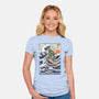 King Of Surfers-Womens-Fitted-Tee-Arinesart