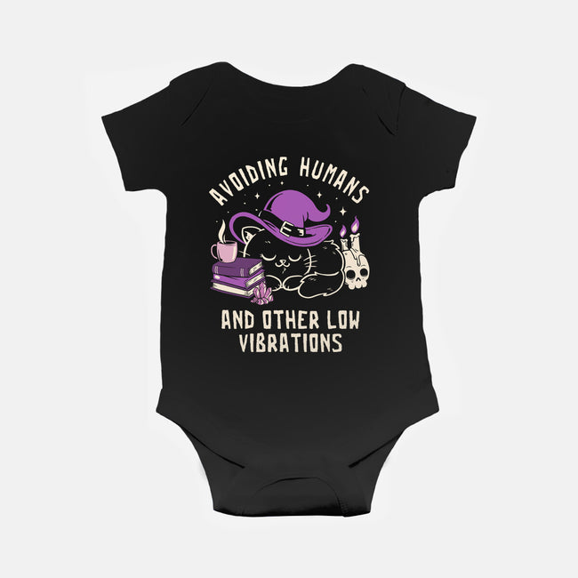 Avoiding Humans And Other Low Vibrations-Baby-Basic-Onesie-koalastudio