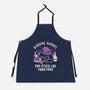 Avoiding Humans And Other Low Vibrations-Unisex-Kitchen-Apron-koalastudio