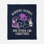 Avoiding Humans And Other Low Vibrations-None-Fleece-Blanket-koalastudio
