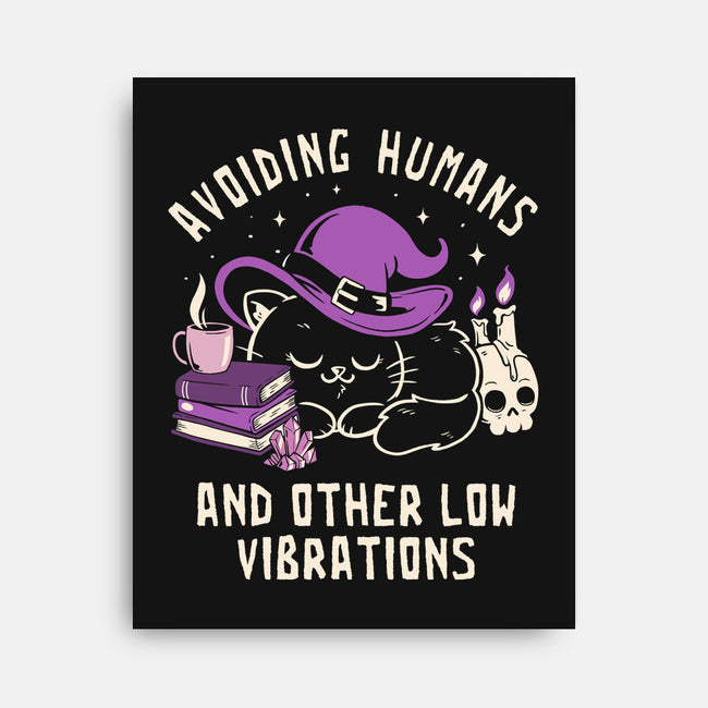 Avoiding Humans And Other Low Vibrations-None-Stretched-Canvas-koalastudio