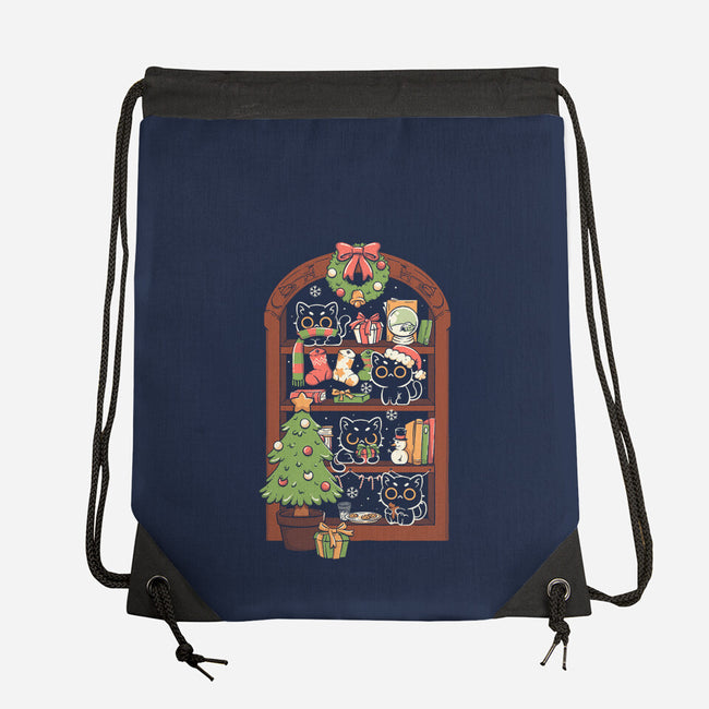Holiday Cats-None-Drawstring-Bag-koalastudio