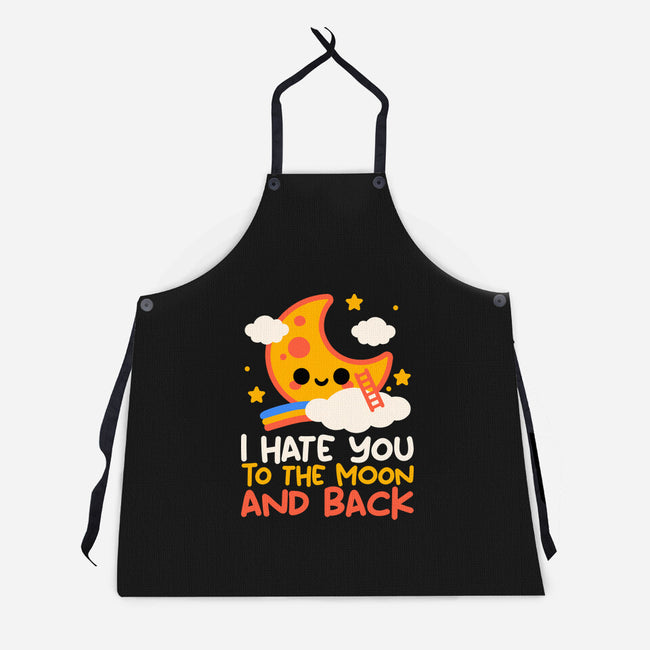 Hate You To The Moon And Back-Unisex-Kitchen-Apron-NemiMakeit