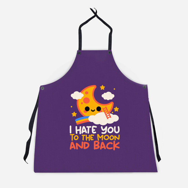 Hate You To The Moon And Back-Unisex-Kitchen-Apron-NemiMakeit