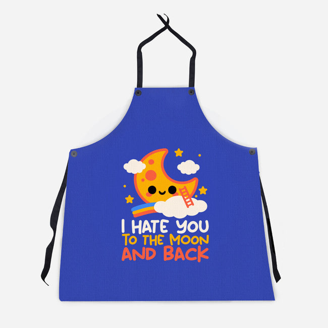 Hate You To The Moon And Back-Unisex-Kitchen-Apron-NemiMakeit