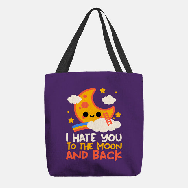 Hate You To The Moon And Back-None-Basic Tote-Bag-NemiMakeit