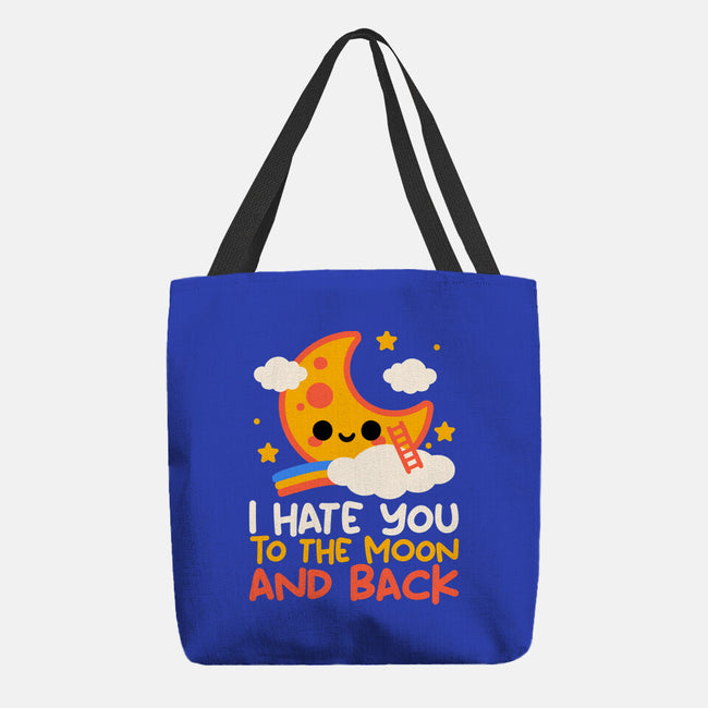 Hate You To The Moon And Back-None-Basic Tote-Bag-NemiMakeit