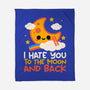 Hate You To The Moon And Back-None-Fleece-Blanket-NemiMakeit