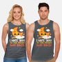 Hate You To The Moon And Back-Unisex-Basic-Tank-NemiMakeit