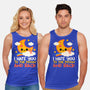 Hate You To The Moon And Back-Unisex-Basic-Tank-NemiMakeit