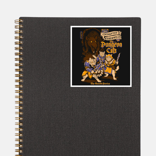 Dungeon Cats-None-Glossy-Sticker-Hafaell