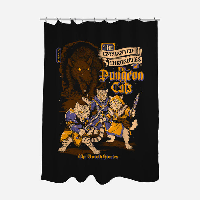 Dungeon Cats-None-Polyester-Shower Curtain-Hafaell