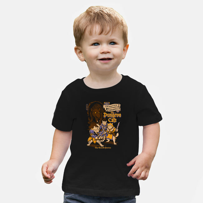 Dungeon Cats-Baby-Basic-Tee-Hafaell