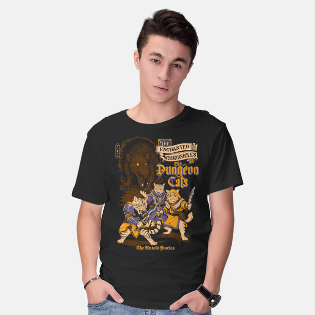 Dungeon Cats-Mens-Basic-Tee-Hafaell
